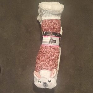 Cuddl Duds Sherpa Lined Critter Sock